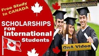 Scholarships In Canada For International Students 2020 | Types of Scholarships in Canada