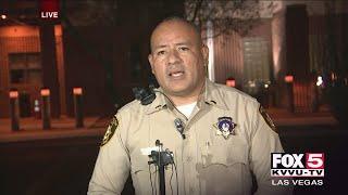 Las Vegas police press conference on shooting involving off-duty police officer near Las Vegas Strip