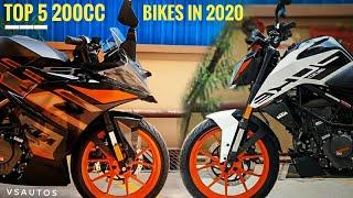 TOP 5 Best 200 cc Bikes in 2020 | BS6 2020 | On road price and Features  | Tamil | எது வாங்கலாம்? 