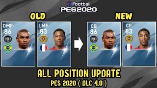 All Update Position PES 2020 DLC 4.0 (Winter Update)