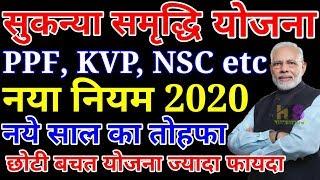 Sukanya Samriddhi Yojana January 2020 New Interest Rate | PPF Account, KVP, NSC, Post Office Scheme