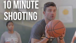 10 minutes of Shooting Drills with DJ Sackmann