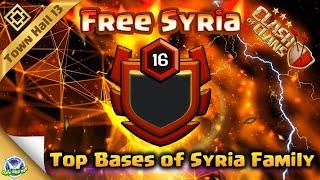 Godly Bases Of Syria Family | Top 15 Base Free Syria Th13 | Anti 3 Star Town Hall 13 Base