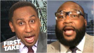 Stephen A. & Marcus Spears get heated debating Lamar Jackson vs. Aaron Rodgers | First Take