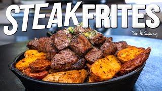 THE BEST STEAK FRITES (W/ WAGYU BEEF!) | SAM THE COOKING GUY 4K