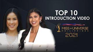 TOP 10 INTRODUCTION VIDEO - Miss Universe Philippines 2021 - MOST FAVORITE CANDIDATES