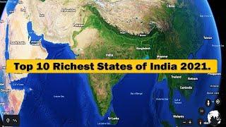 Top 10 Richest State in India Gdp 2020 - 2021 in English | Emerging India Ep - 64