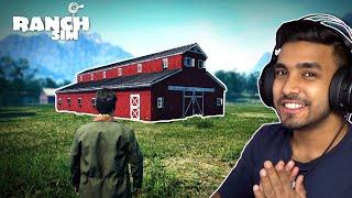 I BUILD AN ULTRA GIANT BARN HOUSE | RANCH SIMULATOR GAMEPLAY #11