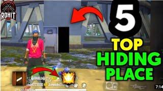 Top Hidden Places In Free Fire | Hiding Place In Free Fire | Secret Places Free Fire