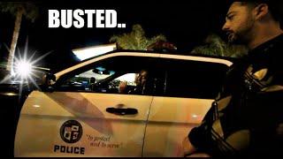 POLICE CONFRONT US FOR DOING DONUTS... BUSTED