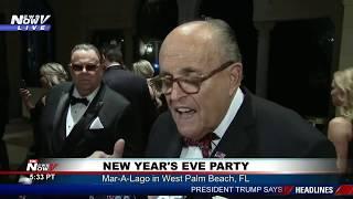 STRONG WORDS: Rudy Giuliani on democrats, impeachment at Mar-A-Lago NYE party