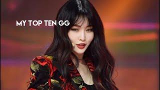 my top 10 girl groups (+ soloists)