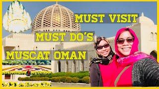 TOP TOURIST ATTRACTION IN MUSCAT || THE MOST ICONIC AND SECOND-LARGEST MOSQUE IN THE WORLD || OMAN