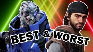 Top 5 Best (AND WORST) Male Characters in Video Games