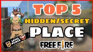 Free Fire || Top 5 Hidden/Secret Place Free Fire || New Latest Secret Place Free Fire -4G Gamers