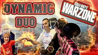 *WORLD'S BEST* 5 YEAR OLD & DAD - Father/Son DUO - Warzone Stimulus Duo Dubs!!! RowdyRogan #FaZe5