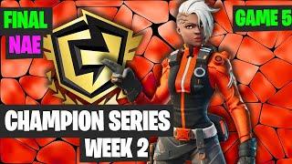 Fortnite FNCS Week 2 DUO NAE FINAL Game 5 Highlights - Fortnite Champion Series