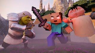 Shrek VS Herobrine: Battle For The Secret N-Word Pass