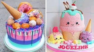 Top 20 Easy Birthday Cake Decorating Ideas - So Yummy Cake - Oddly satisfying cake videos