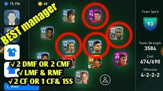 Best Formation Manager PES 2020 Mobile|| BEST attacking  and Defending manager pes 2020