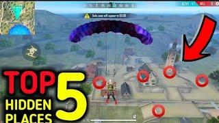 CLOCK TOWER HIDE PLACE IN FREE FIRE! TOP 10 HIDE PLACE IN BERMUDA! RANK PUSH tips! ff new events