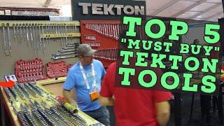 Top 5 Tekton Tools! #MustBuy