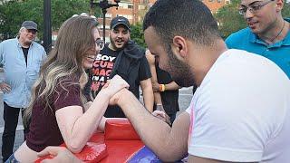 Street Arm Wrestling in New York