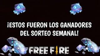 ESTOS FUERON LOS GANADORES DEL SORTEO SEMANAL DE LOS 200 DIAMANTICOS! 7u7 | FREE FIRE |