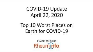 2020-04-22 - COVID UPDATE - Top 10 Worst Places on Earth for COVID-19