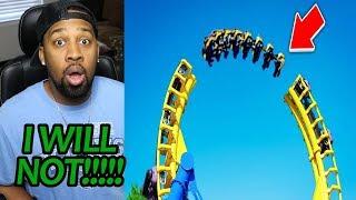 Top 10 SCARIEST Roller Coasters OF ALL TIME! (REACTION!!!)