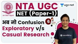 1:00 PM - NTA UGC NET 2020 | Research Aptitude by Aditi Ma'am | Types of Research