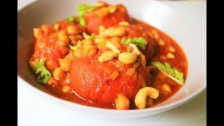 Tomato & Chickpea Curry with Coconut & Saffron Rice (Vegan)