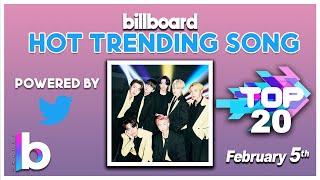 Billboard HOT TRENDING SONGS-Weekly (February 5th, 2022)