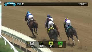 Thousand Words wins Shared Belief Stakes race 2 at Del Mar 8/1/20