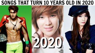 KPOP SONGS THAT TURN 10 YEARS OLD IN 2020