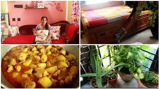 বৃহস্পতিবার সকাল থেকে দুপুর সঙ্গে তোমাদের নাম // Lunch Recipe Soya Chunks Curry //