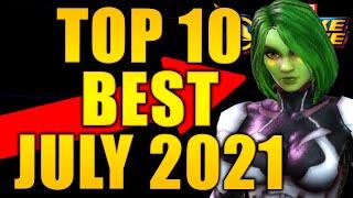 Top 10 Best Characters - July 2021 - MARVEL Strike Force - MSF