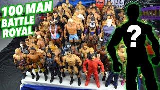 100 MAN WWE FIGURE BATTLE ROYAL! CRAZIEST FINISH EVER!