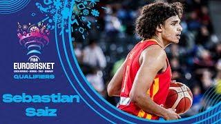 Sebastian Saiz with 17 points and 10 rebounds for Spain!