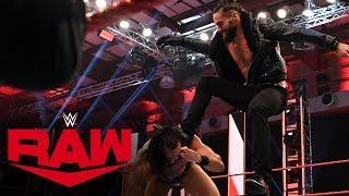 Seth Rollins viciously Stomps Drew McIntyre: Raw, April 13, 2020