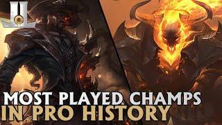 The Top 10 Most Played Champions in Pro History | Lolesports 2019