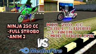 SHARE MOD THAILOOK NINJA 250&MIO 200 CC FULL STROBO||TERBARU 2020