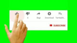 Top 5 Animasi/Efek Vidio Green Screen Tombol Subscribe +New Sound effect. Free Download