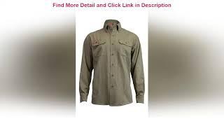 Top 10 National Safety Apparel TCG01120235 Tecgen Select Fr Work Shirt, 5X-Large/Long, Khaki