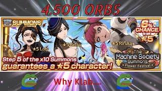 4.500+ Orbs Summons! Machine Society Summons - Bleach Brave Souls