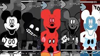 Transformation of FNF Mickey Mouse | friday night funkin animation