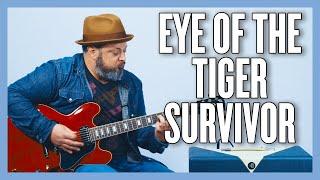 Survivor Eye Of The Tiger Guitar Lesson + Tutorial