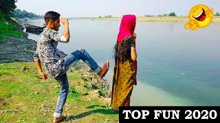 Must Watch New Comedy Videos||Top Funny Stupid Boys 2020||By FUN BOSS