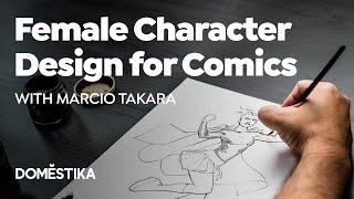 Diseño de personajes femeninos para cómics - Curso online de Marcio Takara