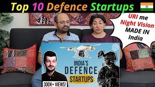 Top 10 Defence Startups Making India Aatmanirbhar in Defence Technology | Indian American Reactions